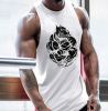 Sports vest fitness suit men's breathable tights crew neck vest