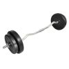 Curl Bar With Weights 66.1 Lb