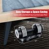 5-in-1 Weight Adjustable Dumbbell with Anti-Slip Fast Adjust Turning Handle