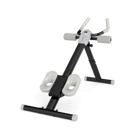 Adjustable Abdominal Trainer Ab Workout Machine Foldable Ab Cruncher-White