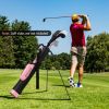 Golf Stand Bag Lightweight Golf Bag for The Driving Range-White