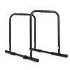 Adjustable Dip Bar Station with 660 LBS Capacity for Home Gym-Black