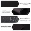 47/59/78 Inch Long Thicken Equipment Mat for Home and Gym Use-78 x 36 x 0.25 inches - Color: Black - Size: 78 x 36 x 0.25 inches