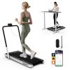 Fitness Room Set: Dumbbell Weight Set+3-in-1 3HP Folding Treadmill
