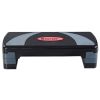 32 Inch Adjustable Fitness Aerobic Step with Riser - Color: Gray