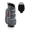 9.5 Inch Lightweight Golf Cart Bag with 15 Way Top Dividers-Red - Color: Red