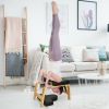 Yoga Headstand Bench for Workout Relieve and Fatigue Body Building-Black - Color: Black