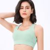 Sports Bra For Women Padded Support Criss Cross Strappy High Impact Quick-drying Bras For Yoga Exercise Athletic caramel colour S (42.5-47.5kg)