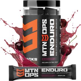 Mtn Ops Enduro Cardio Enhancement Black Cherry Trail Packs 20 Ct.