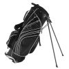 Golf Stand Cart Bag With 6-Way Divider Carry Pockets-Black