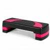 31 Inch Adjustable Exercise Aerobic Stepper With Non-Slip Pads