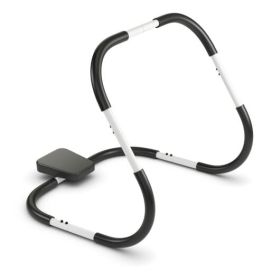 Portable AB Trainer with Headrest and Foam Handle for Office Home Gym-White - Color: White