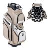 Molded Lock Top Golf Cart Bag With 14-Way Full Length Dividers And 11 Pockets-Khaki - Color: Khaki