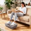 Vibration Plate Exercise Machine with Gravity Sensor and Remote Control for Home Gym-Gray - Color: Gray