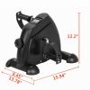 W002K Home Use Hands And Feet Trainer Mini Exercise Bike Black