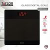 Taylor Precision Products 761940732 Digital Glass Nonslip-Platform Bathroom Scale, 400-Lb. Capacity
