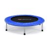 36 Inch Mini Folding Trampoline Portable Recreational Fitness Rebounder-Blue - Color: Blue