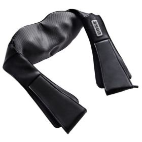 Costway Shiatsu Back and Neck Massager Kneading Shoulder Massage Pillow with Heat Straps