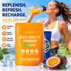 Zero Sugar Passion Fruit Electrolyte Powder 15 Single Serve Sticks, No Gluten & Preservatives Dietary Supplement