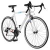 Road Bike, 700C Wheels Racing Bike, SHIMANO 21 Speeds Drivetrain City Commuter Road Bicycle, Urban Adult Sport Bicycle with Carbon Steel Frame