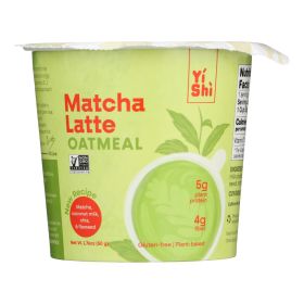 Yishi - Oatmeal Cup Matcha Latte - Case Of 6 - 1.76 Ounces