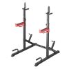 Squat Stand Power Rack, Multi-Functional Barbell Rack with Hook, Weight Plate Storage Attachment, Adjustable Free Bench Press Stands