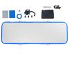 Gymnastics Air Mat, 4 inch Thickness Inflatable Gymnastics Tumbling Mat, Tumble Track with Electric Pump