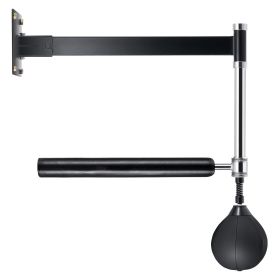 Wall Mount Boxing Spinning Bar, Spinning Bar with Punching Ball, Adjustable Boxing Speed Trainer, Reflex Boxing Bar with Gloves