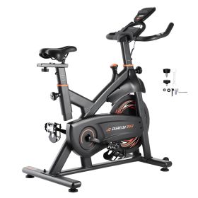 Exercise Bike, Adjustable Magnetic Resistance Stationary Bike, Indoor Cycling Bike for Home Cardio, Workout Bike with Silent Belt Drive