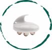 BeNat Rolling Body Massager - Ergonomic Stainless Steel Roller & Deep Tissue Cellulite Massage Tool for Muscle Relief, Tension Release