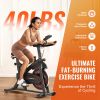 Exercise Bike, Adjustable Magnetic Resistance Stationary Bike, Indoor Cycling Bike for Home Cardio, Workout Bike with Silent Belt Drive