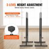 Dip Bars, 440 lbs Capacity, Heave Duty Dip Stand Station with Adjustable Height, Fitness Workout Dip Bar Station Stabilizer Parallette Push Up Stand