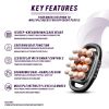 16-Head Muscle Massage Gun Deep Tissue Percussion Massager, Handheld Wireless Electric Body Massager for Pain Relief, Athletic Recovery