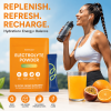Zero Sugar Passion Fruit Electrolyte Powder 15 Single Serve Sticks, No Gluten & Preservatives Dietary Supplement