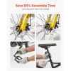 Mountain Bike, 29 inch MTB Bicycle with Full Dual Suspension, 24 Speeds Twist Shifting, Comfort Saddle, Dual Disc Brakes, Aluminum Alloy Frame
