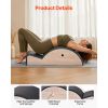 Pilates Spine Corrector, Home Gym Yoga Pilates Accessory, Rubber Wood Fitness Training Tool, Arc Fitness Body Workout Equipment, for Spine Exercises