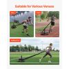 Weight Sled, Steel Power Sled, Fitness Strength Training Sleds for Athletic Exercise Speed Improvement, Workout Fitness Equipment with Harness