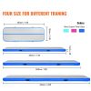 Gymnastics Air Mat, 4 inch Thickness Inflatable Gymnastics Tumbling Mat, Tumble Track with Electric Pump