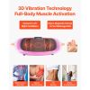 Vibration Plate Exercise Machine, Full Body Shaker with Magnetic Acupoints for Lymphatic Drainage and Weight Loss
