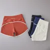Color: black, Size: M - 2024 New Color Contrast High Waist Sports Shorts Tight Elastic Peach Hip Training Fitness Yoga Hot Pants