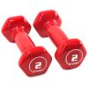 Vinyl Hex Dumbbells