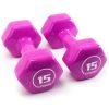 Vinyl Hex Dumbbells