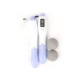Color: Blue - Home Gym Full Body Exerciser - Electronic Jump Skip Rope for any one