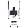Workout Bench With Weight Rack, Barbell And Dumbbell Set 198.4 Lb