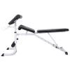 Workout Bench With Weight Rack, Barbell And Dumbbell Set 198.4 Lb