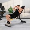 Adjustable Weight Bench Strength Training Bench for Full Body Workout - Color: Black