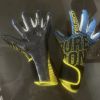 1 Pair Football Goalkeeper Gloves Professional Non-Slip Breathable Wear-Resistant Gloves Orange