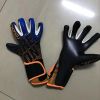 1 Pair Football Goalkeeper Gloves Professional Non-Slip Breathable Wear-Resistant Gloves Orange