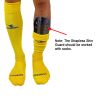 2Pcs Soccer Shin Guard Pads Soft Football Cuish Plate Breathable Shinguard Leg Protector For Men Women Children Blue