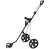 Folding 2 Wheels Push Pull Golf Cart Trolley With Scoreboard - Color: Black
